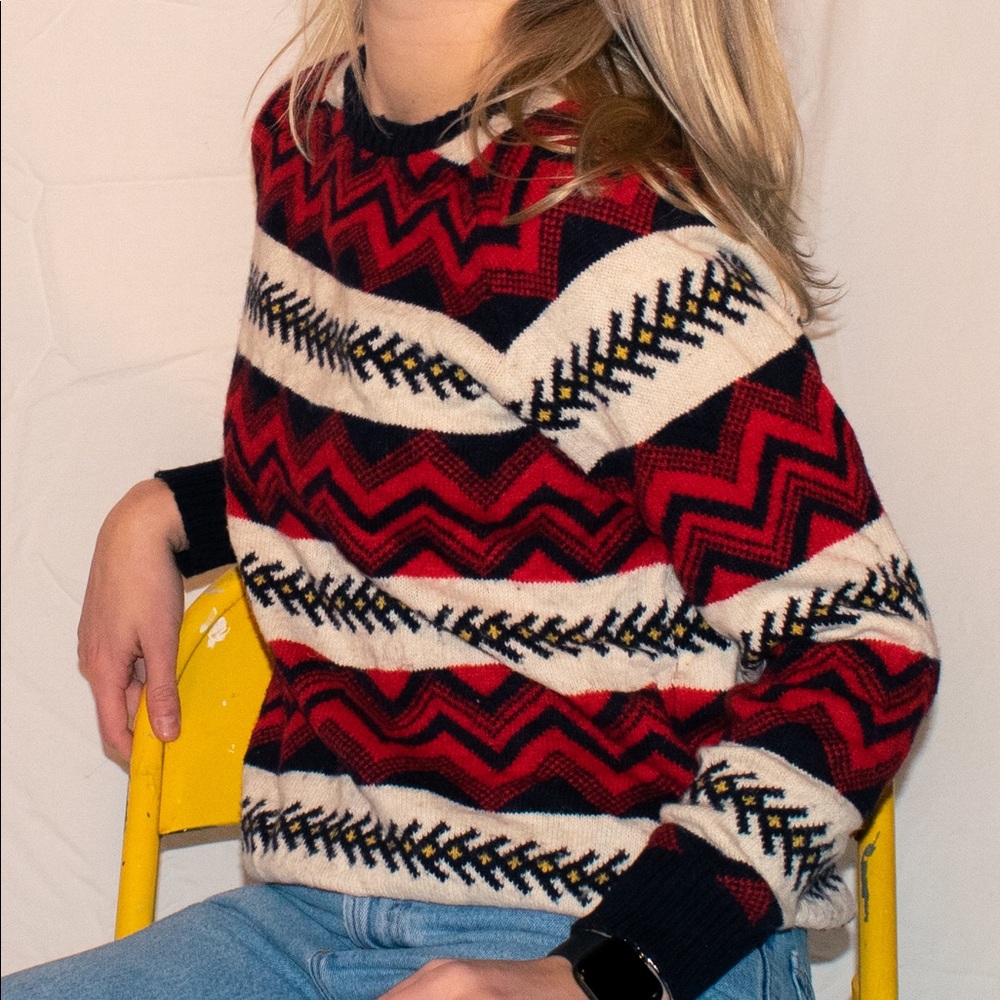 urban outfitters bright grandpa sweater